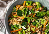 turmeric veggie stir fry, quick anti-inflammatory stir fry, healing turmeric recipe, plant-based stir fry with turmeric, easy turmeric dinner