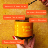 Heilendes Kurkuma-Superfood-Pulver